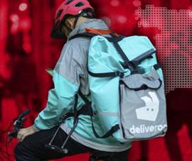 Trabajador de Deliveroo